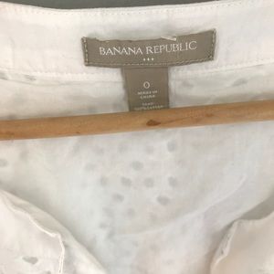 Banana Republic white dress size 0